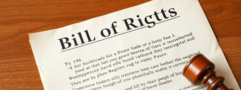 Understanding the Bill of Rights