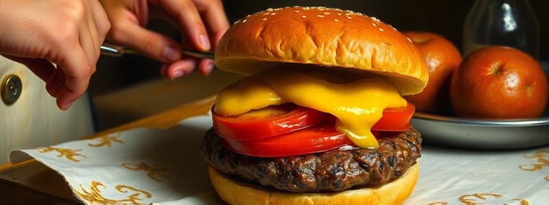 Preparación de Hamburguesas y Tiempos de Cocción