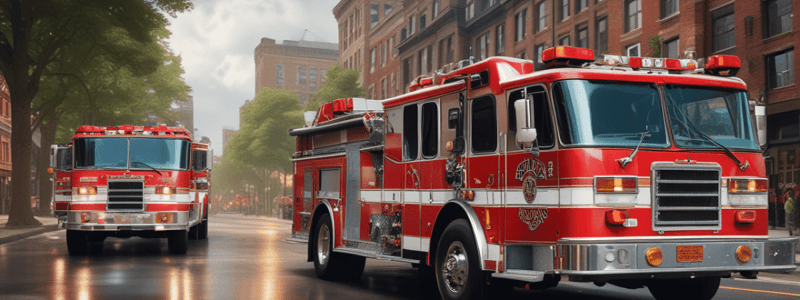 Fire Department Apparatus Placement Protocol