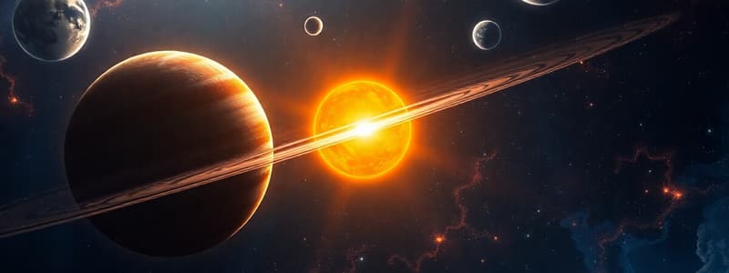 The Solar System and Planets