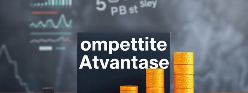 Analyse de la compétitivité : Chapitre 8