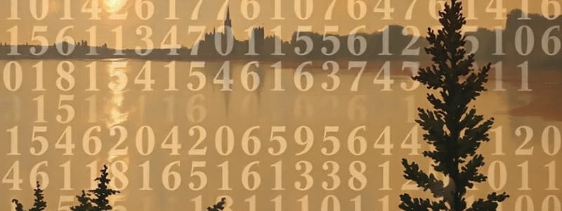 Number Systems and Data Representation