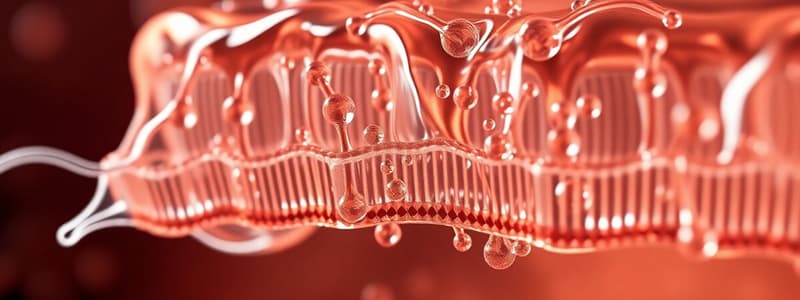 Membrane Structure and Function