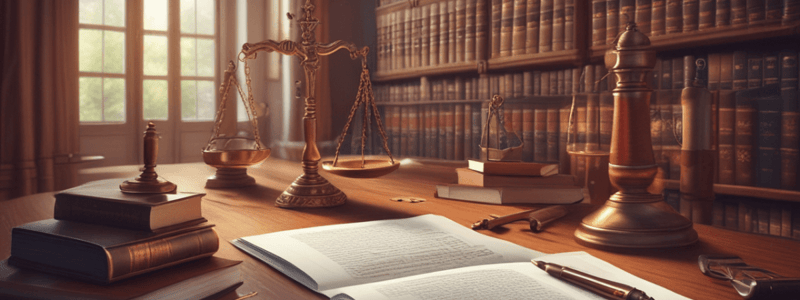 General Legal Knowledge Training Module