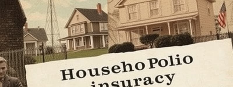 Household Policy: Insured Perils & Property Risks