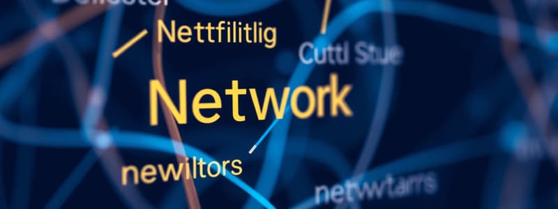 Networking Terminologies Quiz