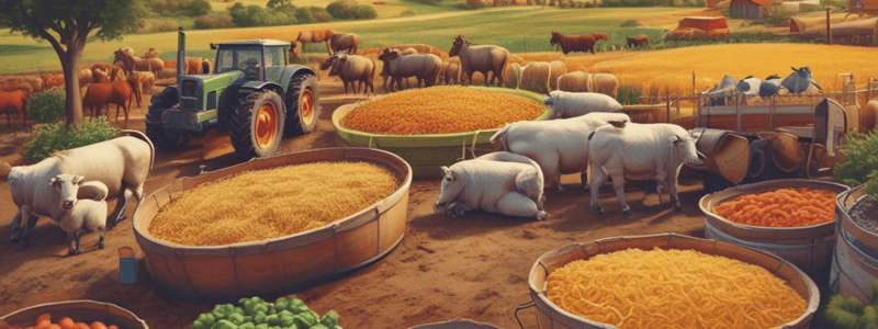 Animal Nutrition: Feeds and Rations