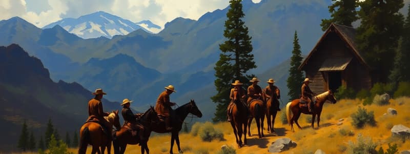 La Frontiera Americana: Pionieri e Ranch