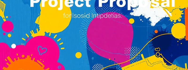 Project Proposal Guidelines