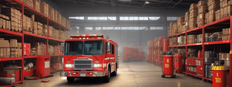 Romeoville Fire Department Manual 614: Warehouse & Large Area Fire Operations