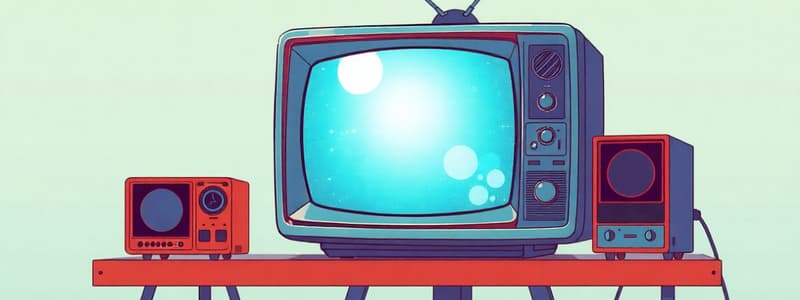 History and Technologies of Television