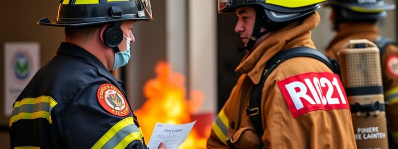 Fire Officer: Incident Command & Prof. Standards