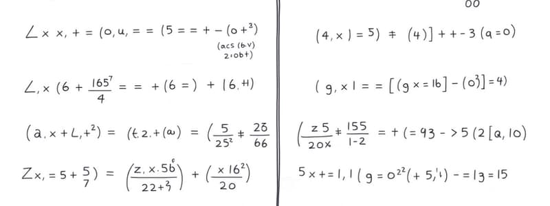 Math 1402 - College Algebra Overview