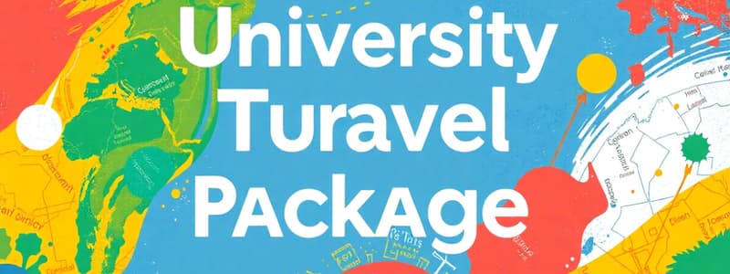 University Resources & Adventure Package Quiz