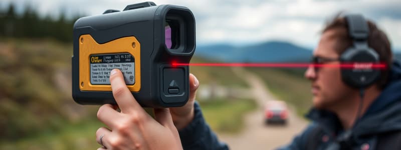 Laser Range Finder Overview and Safety