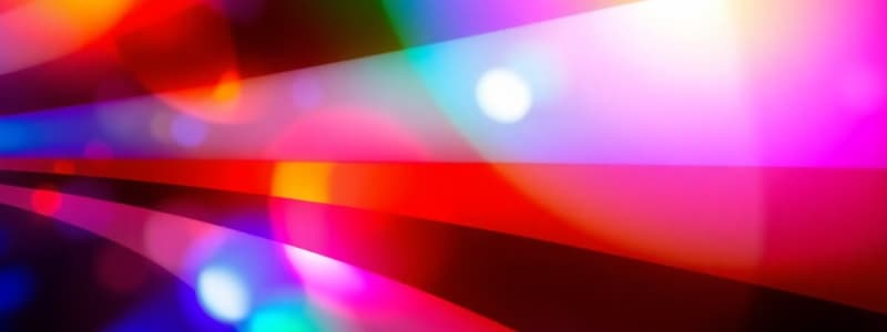 Light and Color Perception Quiz