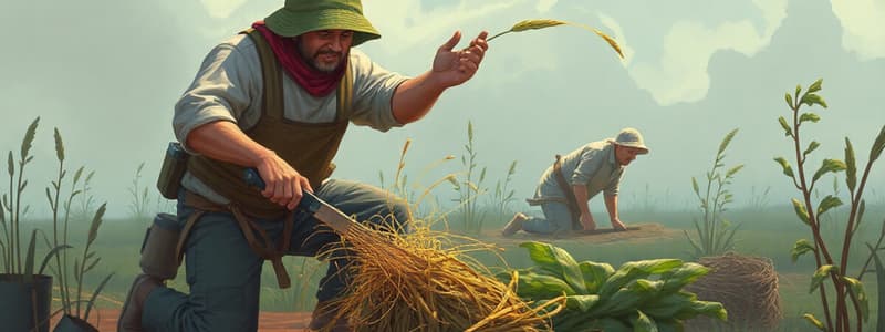 Cutting Mechanisms in Harvesting