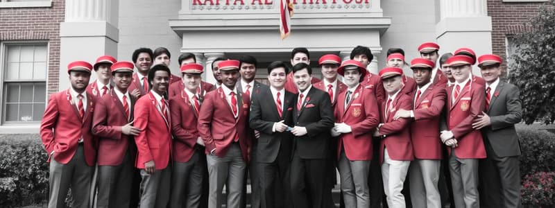 Kappa Alpha Psi Overview