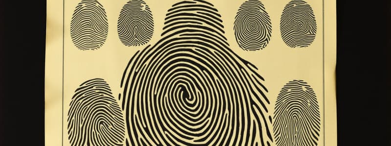 Fingerprint Classification Systems