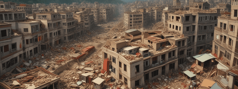 2008 Sichuan Earthquake Overview Quiz