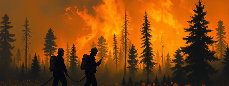 Prácticas del Servicio de Bomberos Forestales