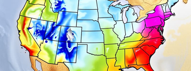 Climates in the United States Quiz