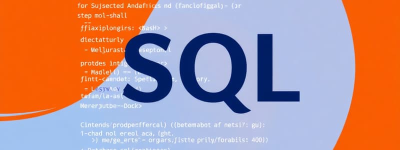 Lecture 5: Advanced SQL Queries and Triggers