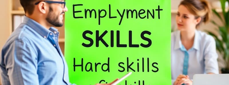 Employment Skills Overview