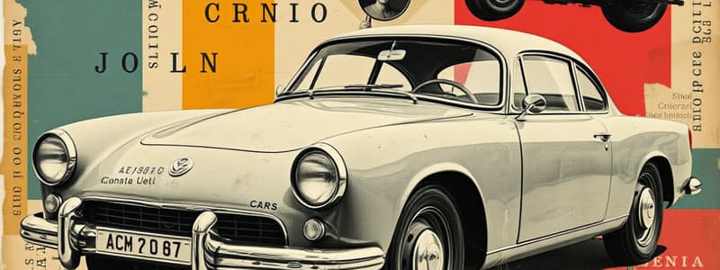 Vocabulario de Partes de Autos en Español