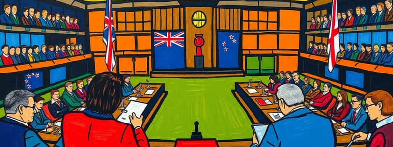 New Zealand Parliament Quiz