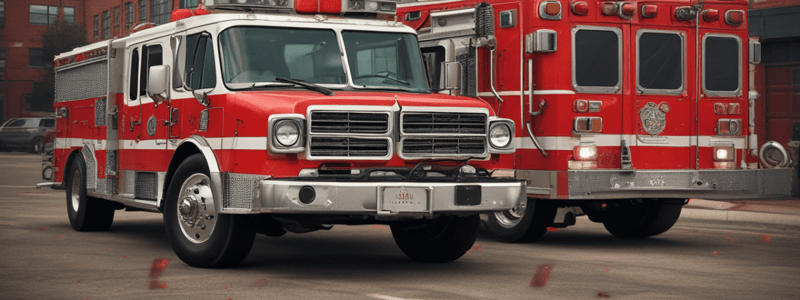 Hoffman Estates Fire Department Apparatus Exhaust Regeneration