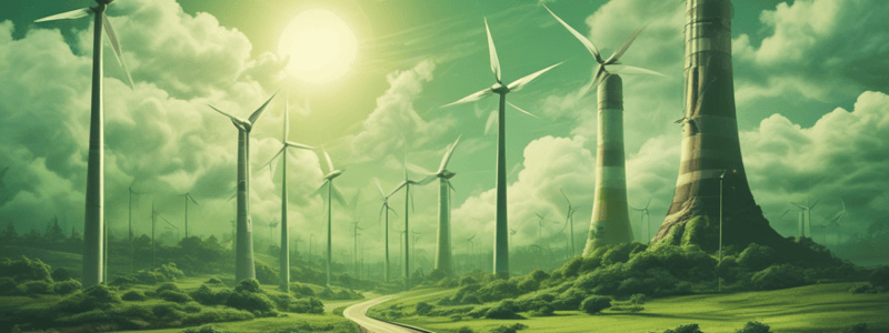 Energy Crisis and Transition to Green Energy Quiz