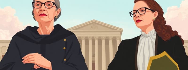 Supreme Court Dynamics: Ginsburg & Barrett