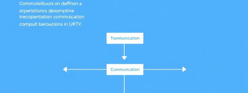 Communication Process Quiz