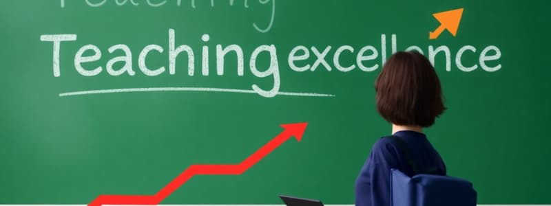 Teaching Excellence and Career Progression