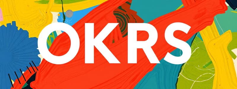 تطبيق منهجية OKRs في الشركات الناشئة