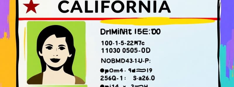 California Driver's License Replacement & Extension