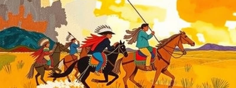 Native American Displacement and Comanche Resistance