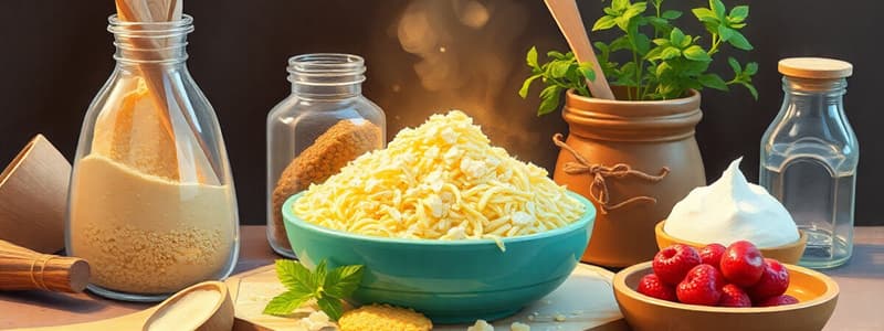 Baking Ingredients Functions Quiz