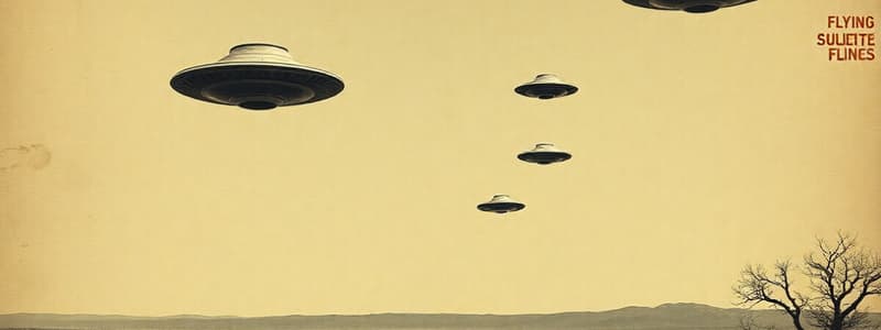 UFO Cultural History Quiz