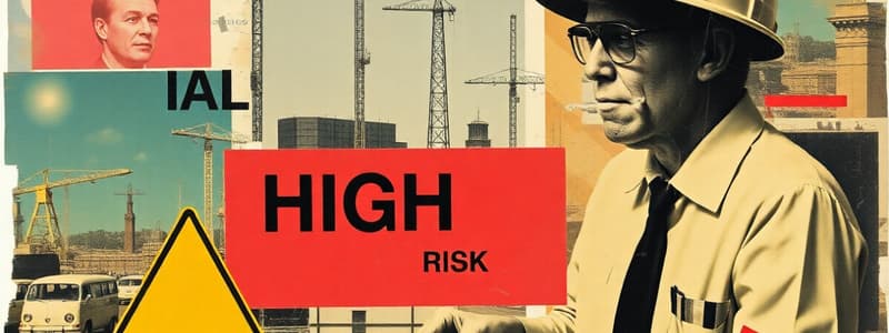 High Risk Work Training Assessment