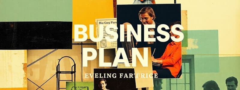 Business Plan Outline Quiz