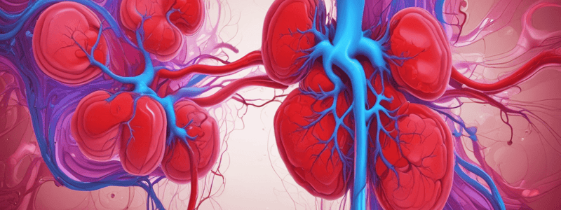 24.4 Blood Flow and Filtered Fluid Flow