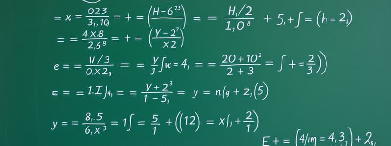 Algebra Basics Quiz