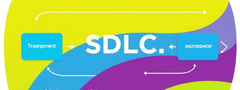 Software Development Life Cycle (SDLC)