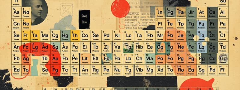 Chemistry Elements and Properties Quiz