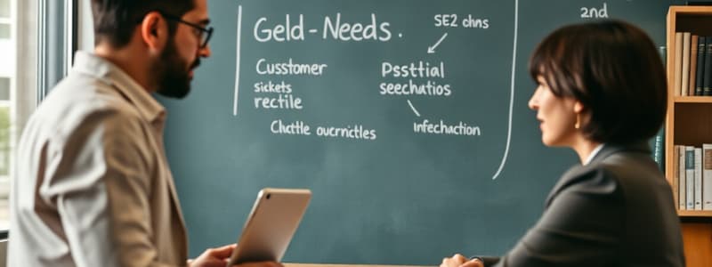 Understanding Customer Needs in Sales