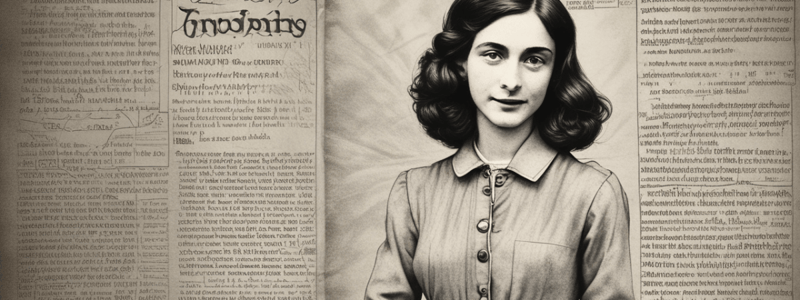 The Diary of Anne Frank: Summary and Background