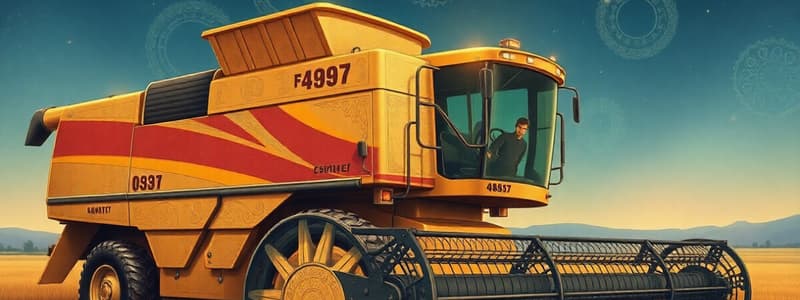 Combine Harvester Systems and Components