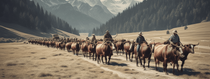 The Dairy Farmers of Tyrol: Alma Cattle Drive Tradition Quiz